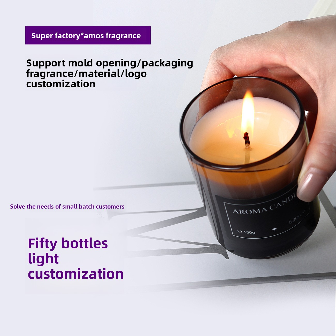 Candle Souvenir - Świeczki zapachowe z wosku sojowego, bezdymne,