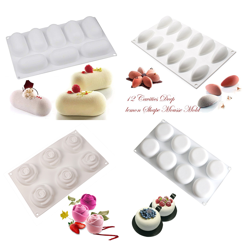Candle Supplies Eu - Forma silikonowa do ciasta musowego Kwiat