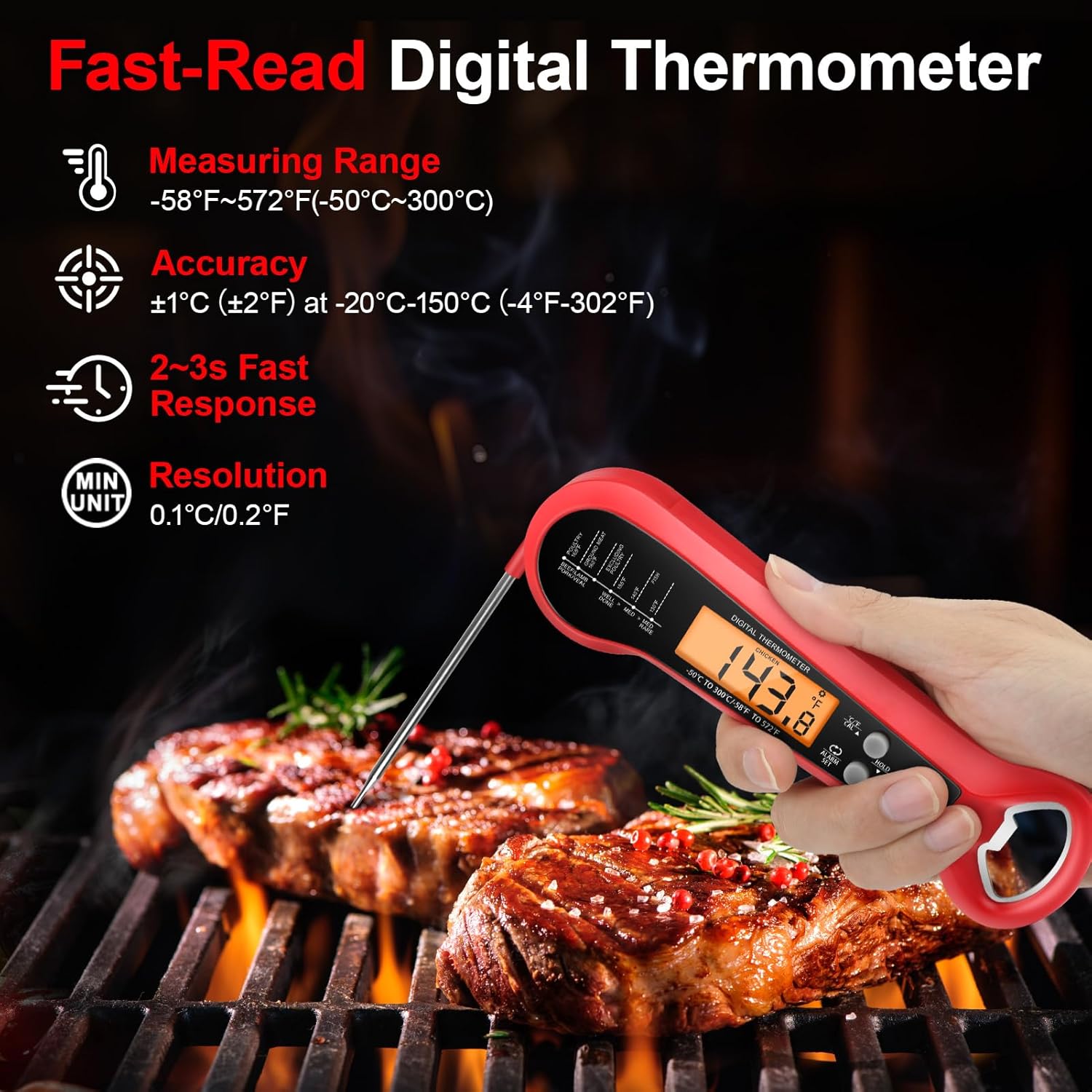 Profesjonalny termometr do mię – Digital Thermometer Probe recenzja i cena